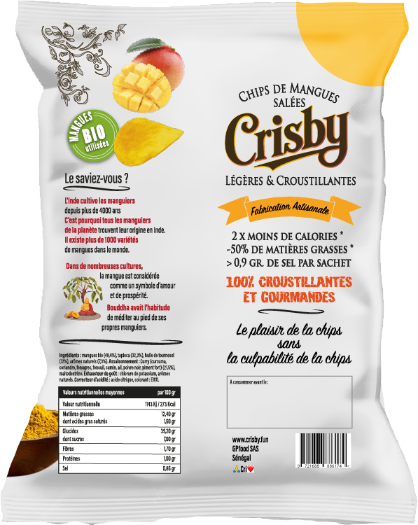Paquet Curry verso